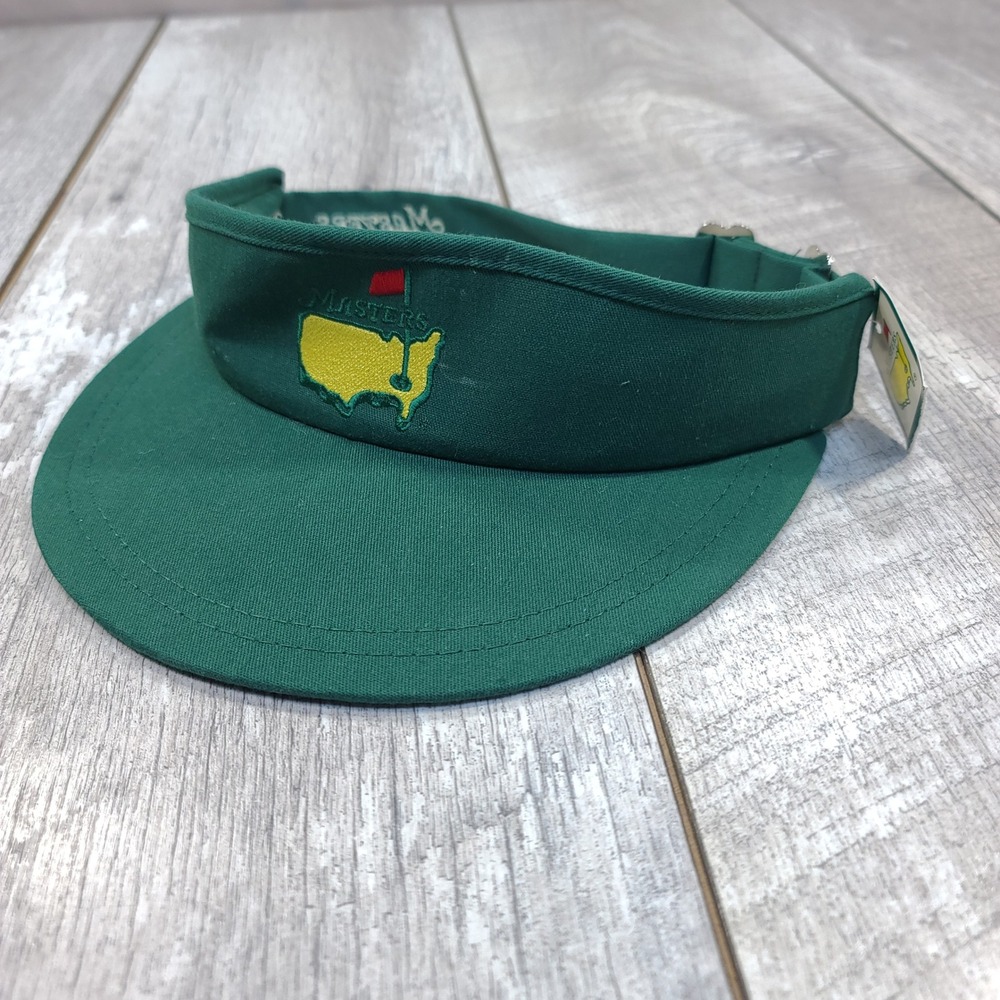 American Needle Masters Visor Men OS Green Golf Tournament Adjustable Hat